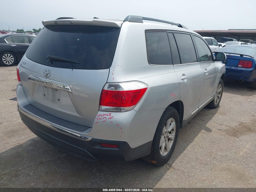 Vin: 5tdza3eh1cs029755, lot: 45549474, toyota highlander 20124