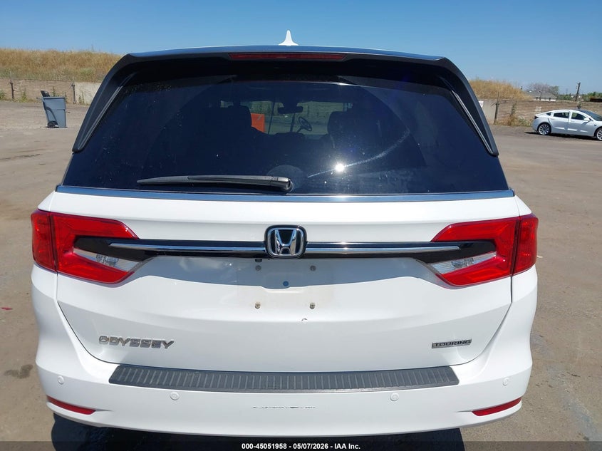 2022 Honda Odyssey Touring VIN: 5FNRL6H87NB004924 Lot: 45051958