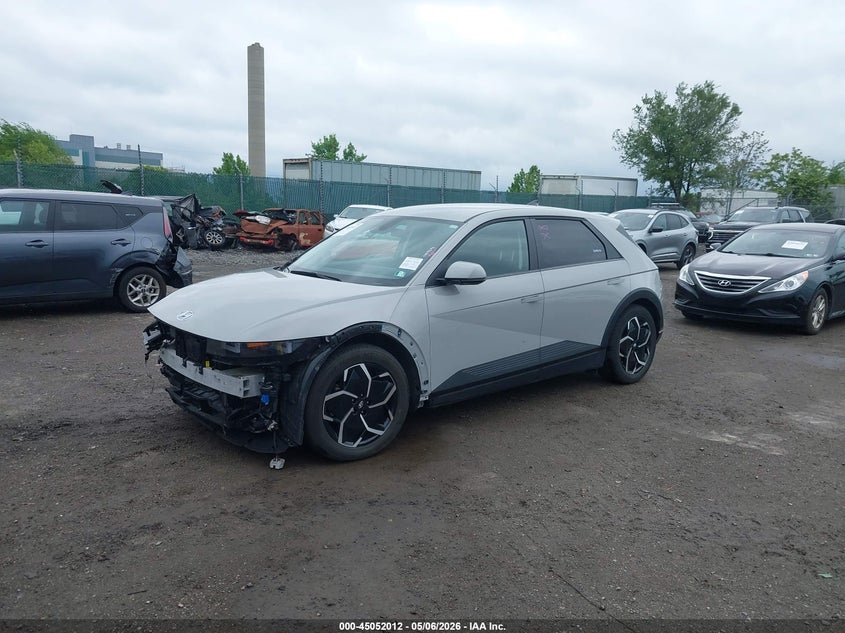 Vin: km8kndaf9pu217033, lot: 45549542, hyundai ioniq 5 sel 20232