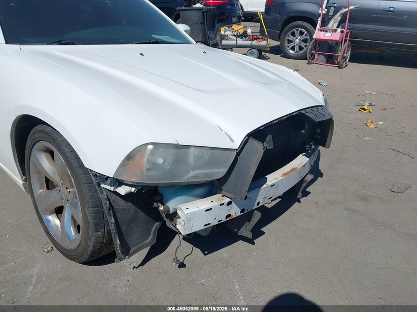 2012 Dodge Charger 3.6 Sxt white Lot 111045052059 Vin 2C3CDXHG7CH125934