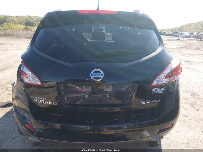 2013 Nissan Murano Sv VIN: JN8AZ1MW2DW319535 Lot: 45052191