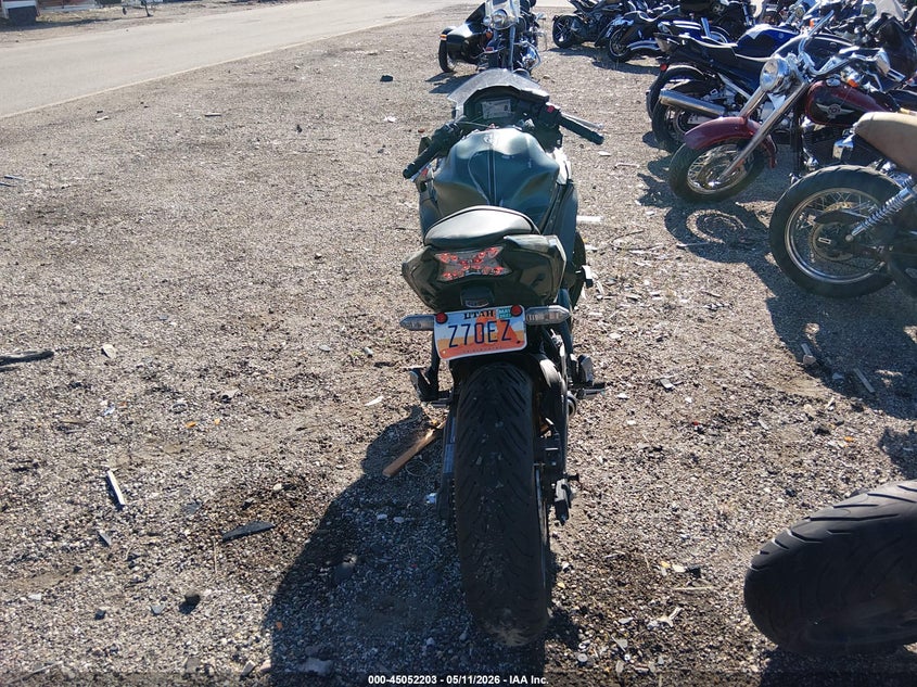 2025 Kawasaki Ex650 P VIN: ML5EXEP14SDAF2765 Lot: 45052203