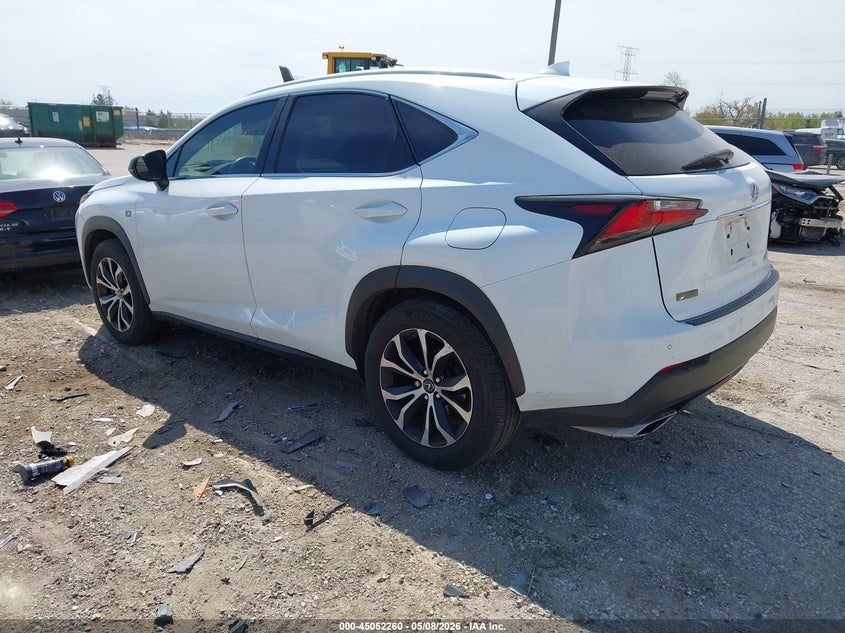 Vin: jtjbarbz2h2114259, lot: 45549790, lexus nx 200t f sport 20173