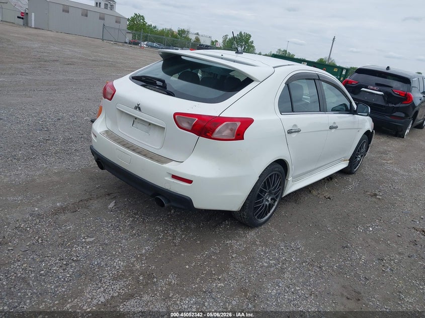 Vin: ja32y6hv8bu001878, lot: 45549872, mitsubishi lancer sportback ralliart 20114