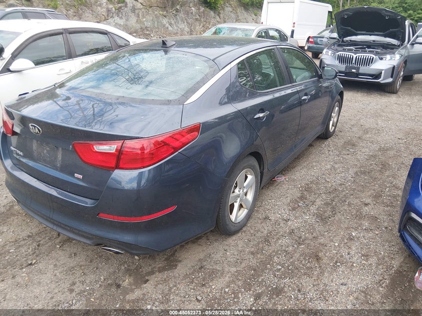 Vin: knagm4a74f5537422, lot: 45549903, kia optima lx 20154