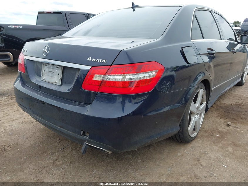 2010 Mercedes-benz E-class 3.5 E 350 4matic Blue Lot 111045052434 Vin WDDHF8HBXAA064473