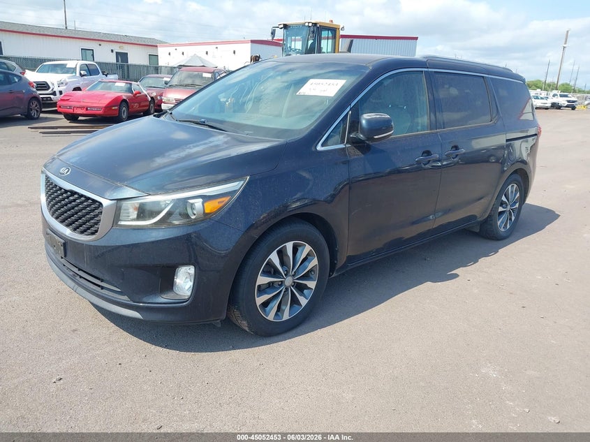 Vin: kndmc5c12g6169762, lot: 45549983, kia sedona sx 20162