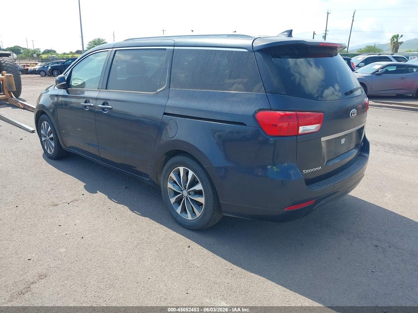 Vin: kndmc5c12g6169762, lot: 45549983, kia sedona sx 20163