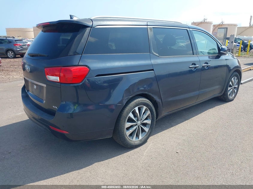 Vin: kndmc5c12g6169762, lot: 45549983, kia sedona sx 20164