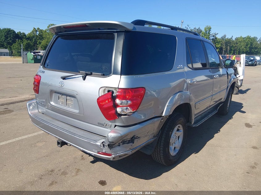 2002 Toyota Sequoia Sr5 V8 VIN: 5TDZT34A72S122731 Lot: 45052665