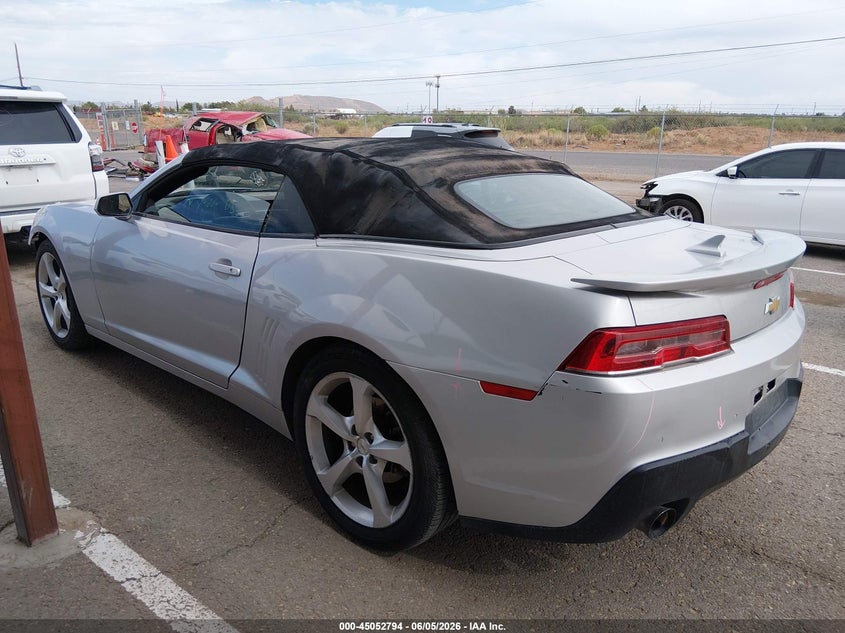 Vin: 2g1fd3d30f9285178, lot: 45550324, chevrolet camaro 1lt 20153