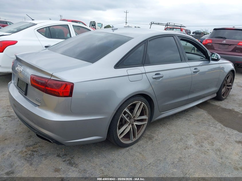 Vin: wauhgafc9gn002104, lot: 45550573, audi a6 3.0t premium plus 20164