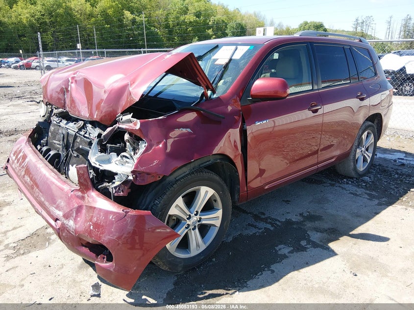 2008 Toyota Highlander Sport JTEDS43A182010944 photo 1