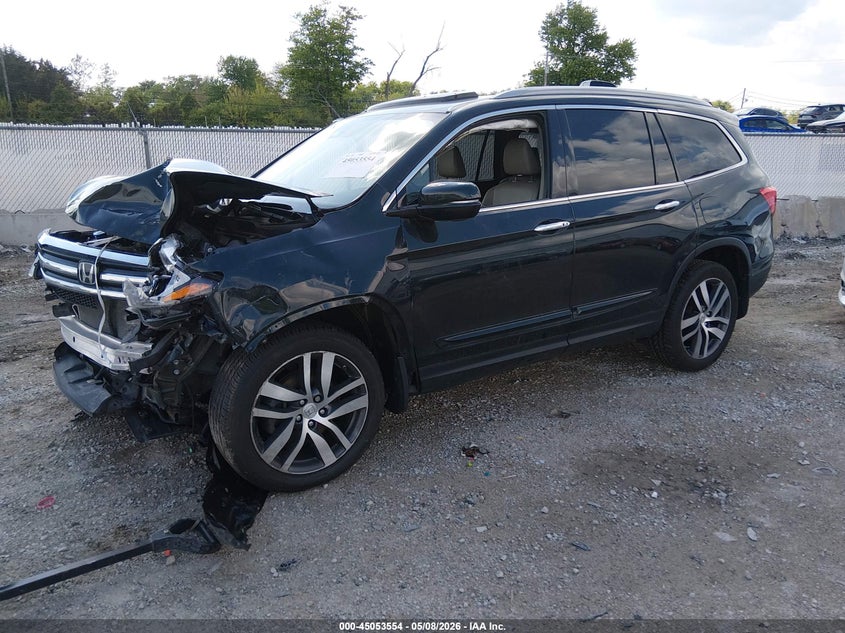 Vin: 5fnyf6h98gb059459, lot: 45551084, honda pilot touring 20162