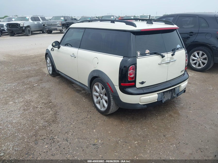 Vin: wmwzf3c57bty00579, lot: 45551122, mini cooper clubman 20113