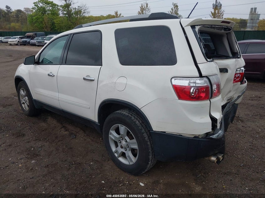 Vin: 1gkkvped2cj201125, lot: 45551123, gmc acadia sle 20123