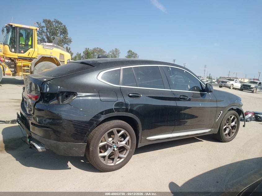 2022 BMW X4 xDrive30I VIN: 5UX33DT09N9H43641 Lot: 45053759