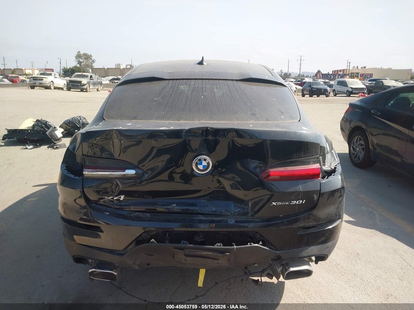 2022 BMW X4 xDrive30I VIN: 5UX33DT09N9H43641 Lot: 45053759