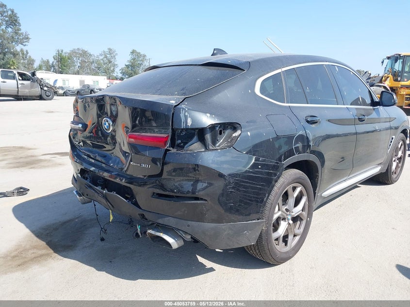 2022 BMW X4 xDrive30I VIN: 5UX33DT09N9H43641 Lot: 45053759