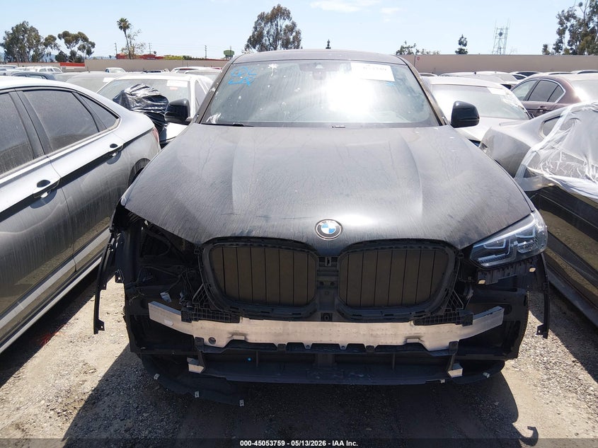 2022 BMW X4 xDrive30I VIN: 5UX33DT09N9H43641 Lot: 45053759