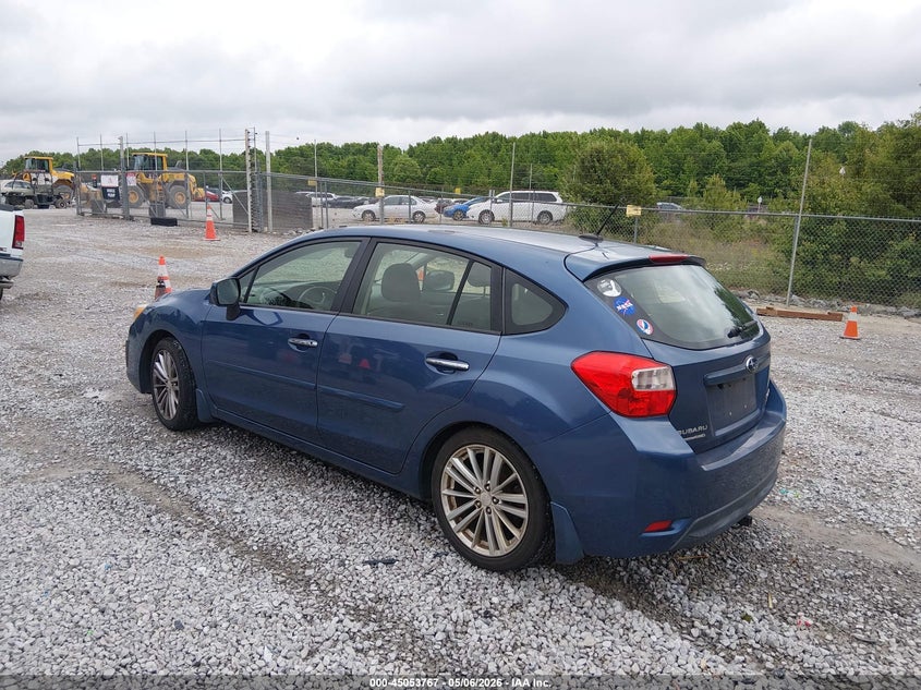 Vin: jf1gpak60ch238508, lot: 45551297, subaru impreza 2.0i limited 20123