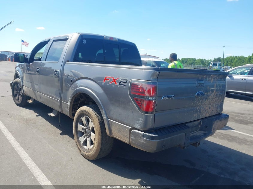 2012 Ford F-150 5.0 Fx2 Grey Lot 111045053785 Vin 1FTFW1CFXCFA33832