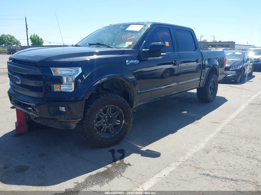1FTEW1EF7GKE15676 2016 FORD F-150 LARIAT photo 1