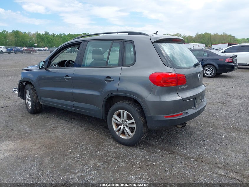 VOLKSWAGEN TIGUAN 2016 VIN WVGBV7AX5GW549100