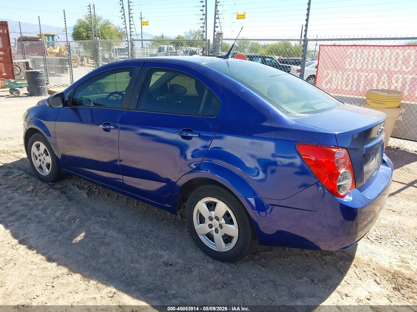 Vin: 1g1ja5sh5d4226110, lot: 45551444, chevrolet sonic ls auto 20133