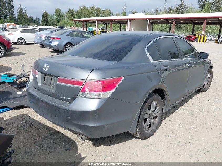2012 Honda Accord 2.4 2.4 Se Grey Lot 111045054058 Vin 1HGCP2F67CA181209