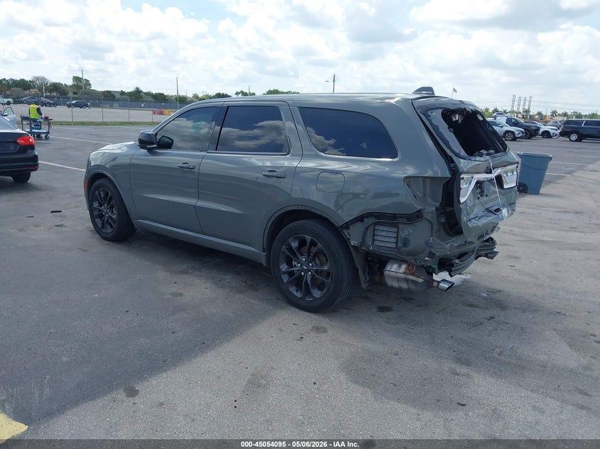 Vin: 1c4rdhdg8mc551590, lot: 45551625, dodge durango gt plus rwd 20213