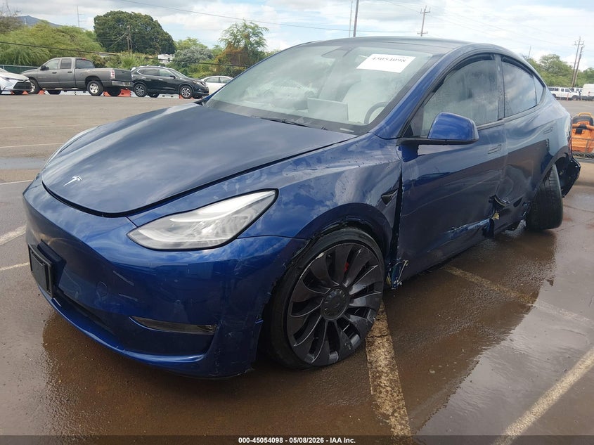 Vin: 7saygdef6nf392500, lot: 45551628, tesla model y performance dual motor all-wheel drive 20222