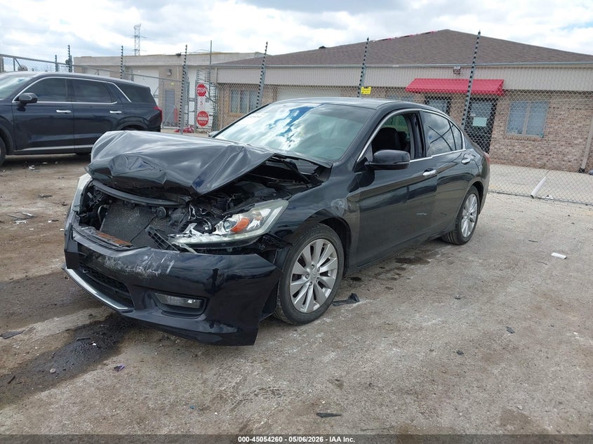 2014 Honda Accord Ex-L V-6 1HGCR3F83EA011384 photo 1