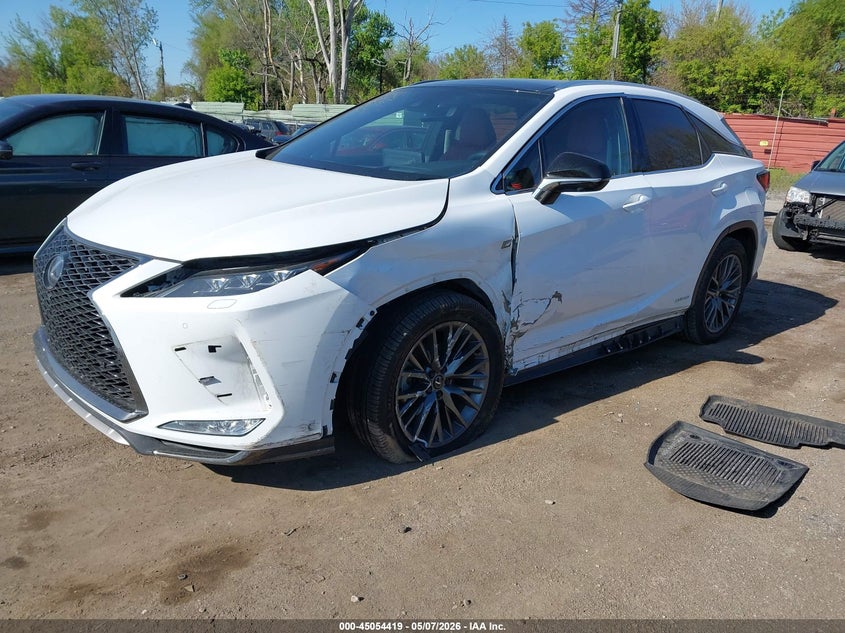 Vin: 2t2ygmda0nc077050, lot: 45551950, lexus rx 450h f sport handling 20222