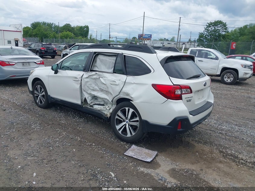 Vin: 4s4bsanc6j3222419, lot: 45552193, subaru outback 2.5i limited 20183