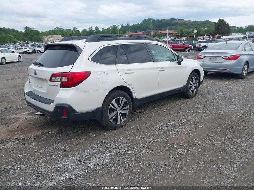 Vin: 4s4bsanc6j3222419, lot: 45552193, subaru outback 2.5i limited 20184