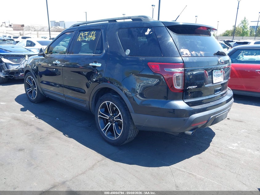 Vin: 1fm5k8gt9dgb56724, lot: 45552324, ford explorer sport 20133