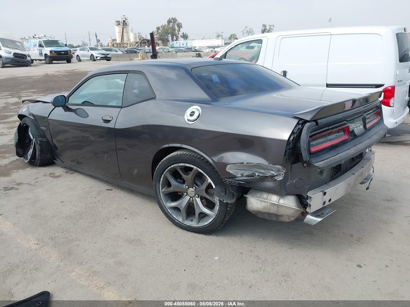 Vin: 2c3cdzat3fh912497, lot: 45552590, dodge challenger r/t 20153