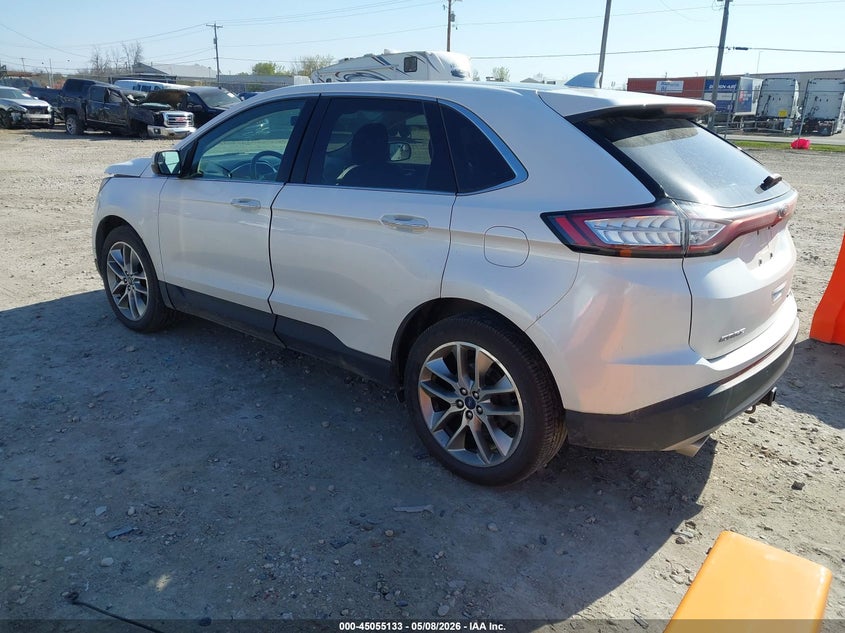 Vin: 2fmpk4k83jbc01535, lot: 45552664, ford edge titanium 20183