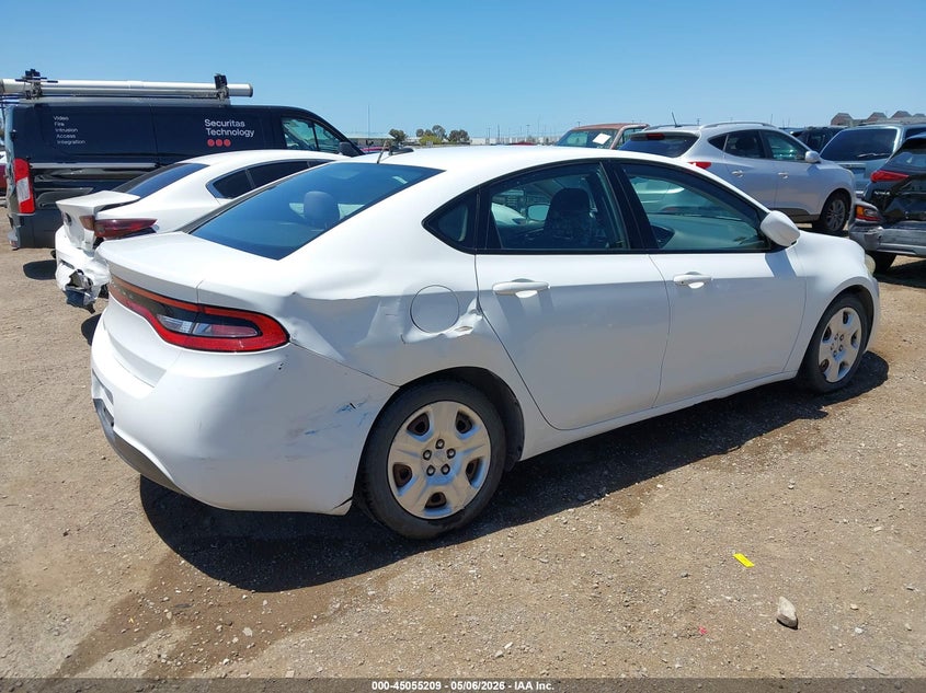 Vin: 1c3cdfaa0fd415921, lot: 45552739, dodge dart se 20154