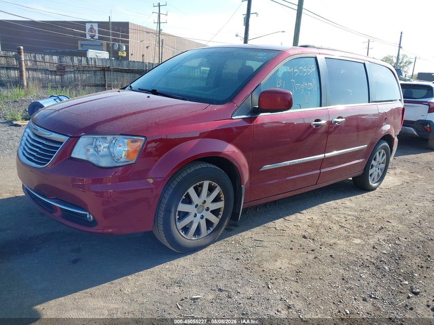 Vin: 2c4rc1bg3gr269852, lot: 45552757, chrysler town & country touring 20162