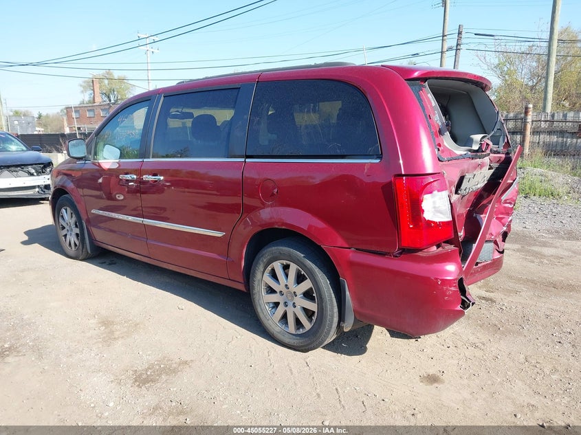 Vin: 2c4rc1bg3gr269852, lot: 45552757, chrysler town & country touring 20163