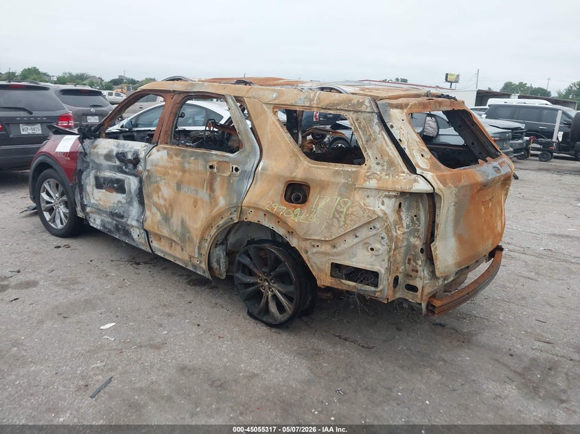 Vin: 1fmsk7dh3mgb31279, lot: 45552847, ford explorer xlt 20213