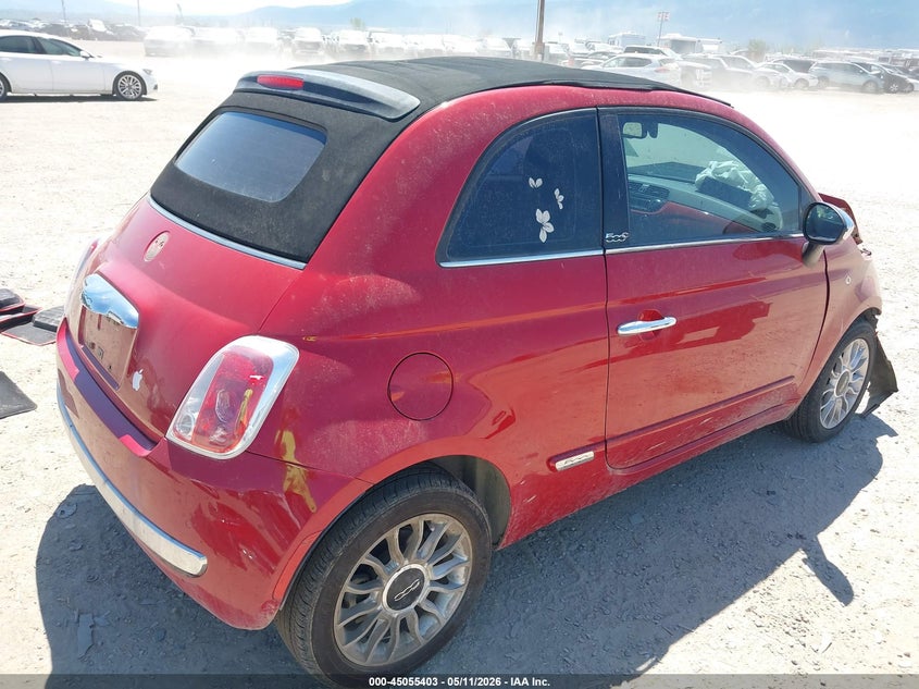 2012 FIAT 500C auction photo 4