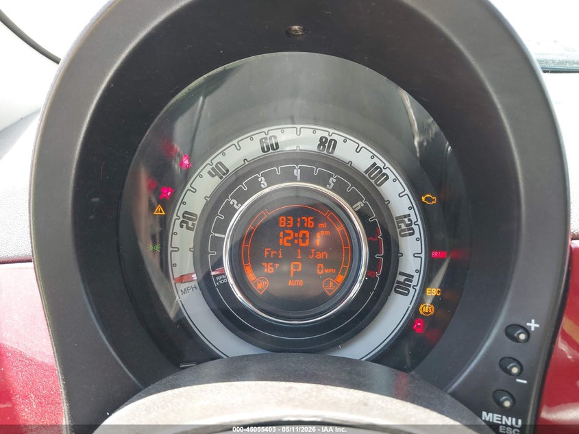 2012 FIAT 500C auction photo 7
