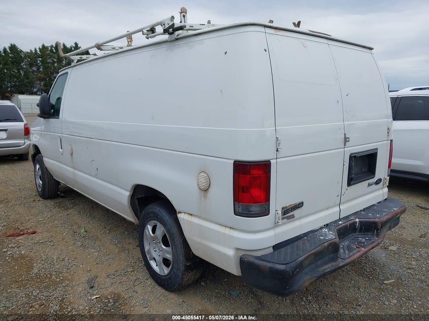 2012 Ford Transit 4.6 E-150 Commercial white Lot 111045055417 Vin 1FTNE1EW7CDA47288