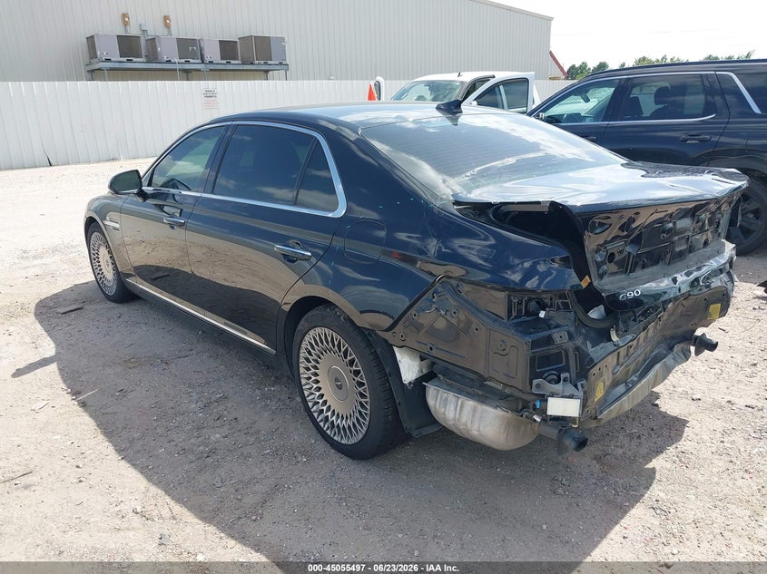 Vin: kmtf54ph6lu082703, lot: 45553027, genesis g90 5.0 ultimate rwd 20203