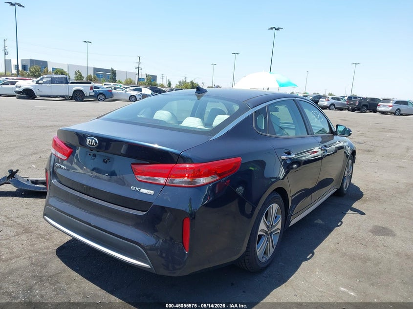 Vin: knagu4le5j5023163, lot: 45553105, kia optima hybrid ex 20184
