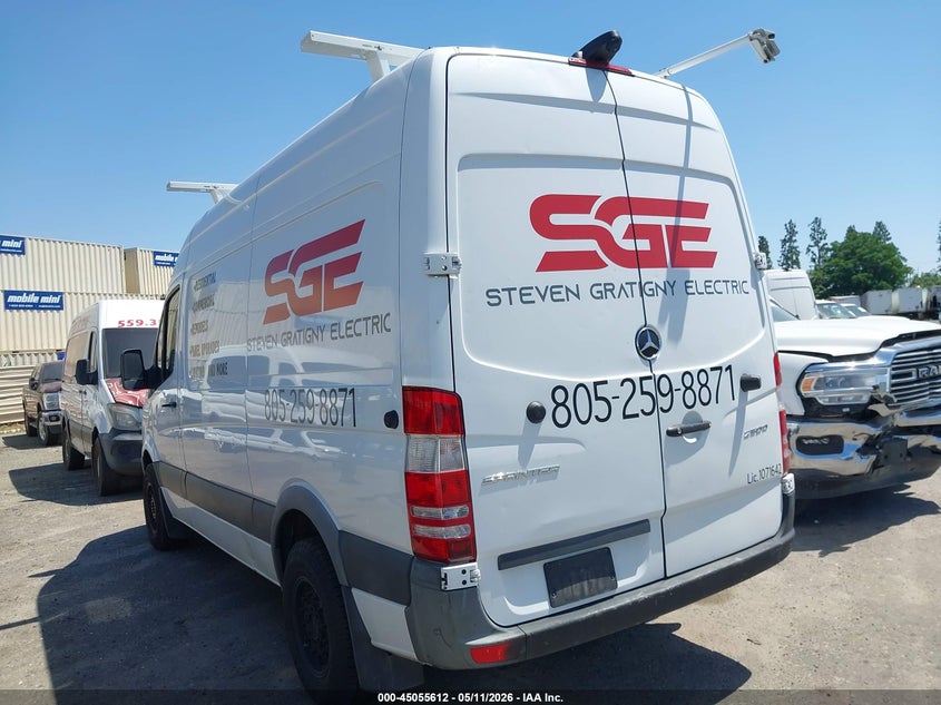 Vin: wd3pe7cd6hp553286, lot: 45553142, mercedes-benz sprinter 2500 standard roof v6 20173