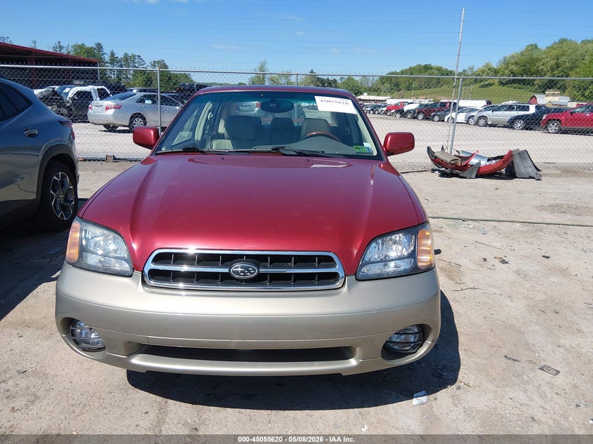 2002 Subaru Outback H6-3.0/H6-3.0 Vdc VIN: 4S3BE896927202619 Lot: 45055620